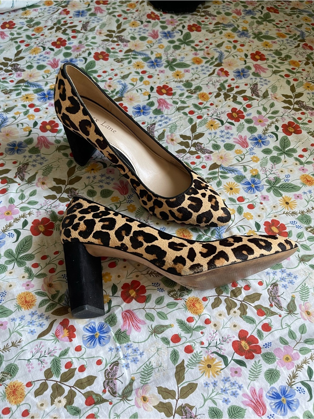 Leopard Print Calf Hair Pump Heels - Classic Women's Dress Shoes